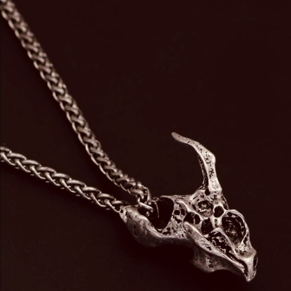 “Ice Dragon” Undead Zombie Viserion Game of Thrones Skull Goth Fantasy Necklace - Picture 7 of 16